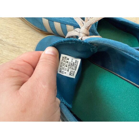 Adidas Adi Ease Shoes Men's Blue Classic Skater Streetwera Size 14 - Picture 6 of 6